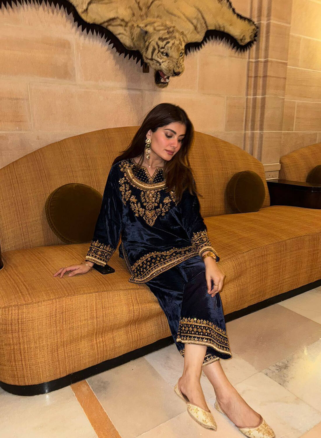 New Designer Velvet Co-ord Set