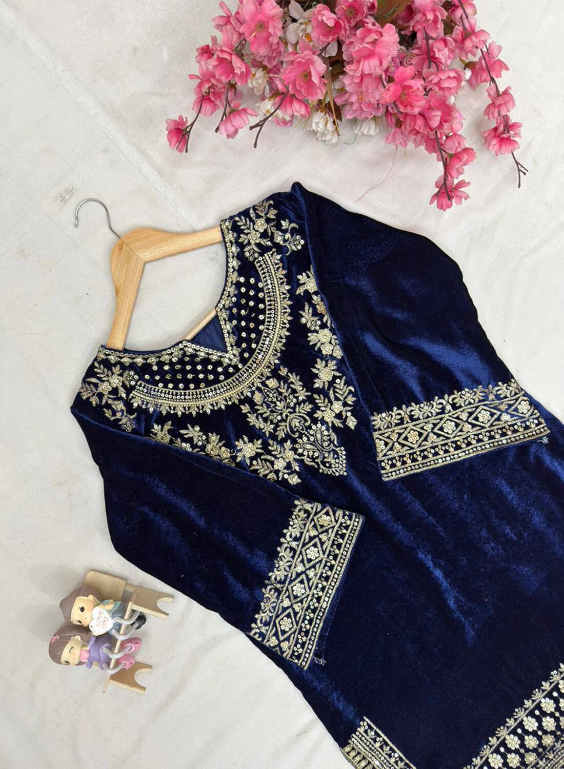 New Designer Velvet Co-ord Set