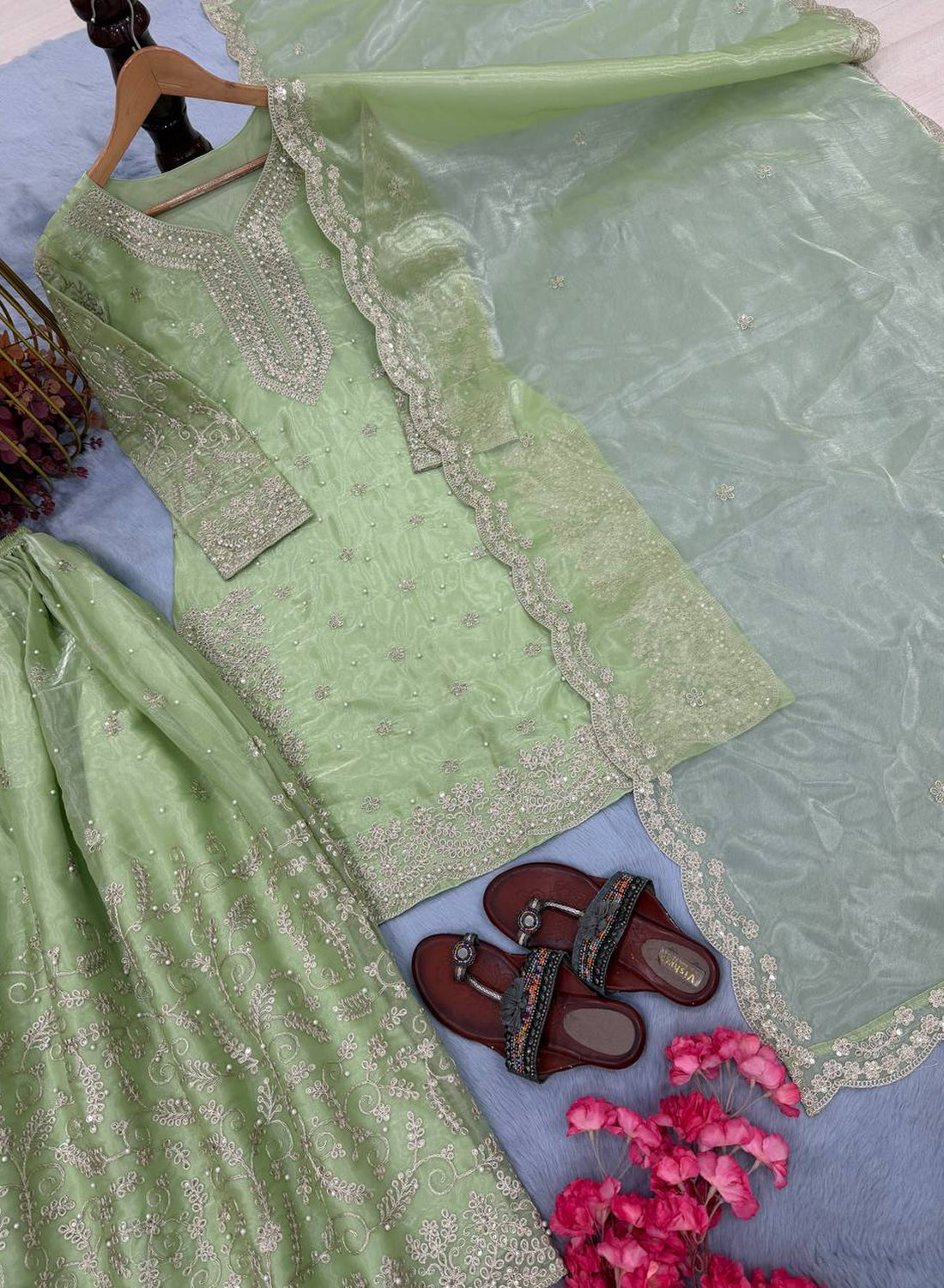 Premium Designer Readymade Top Plazzo Collections