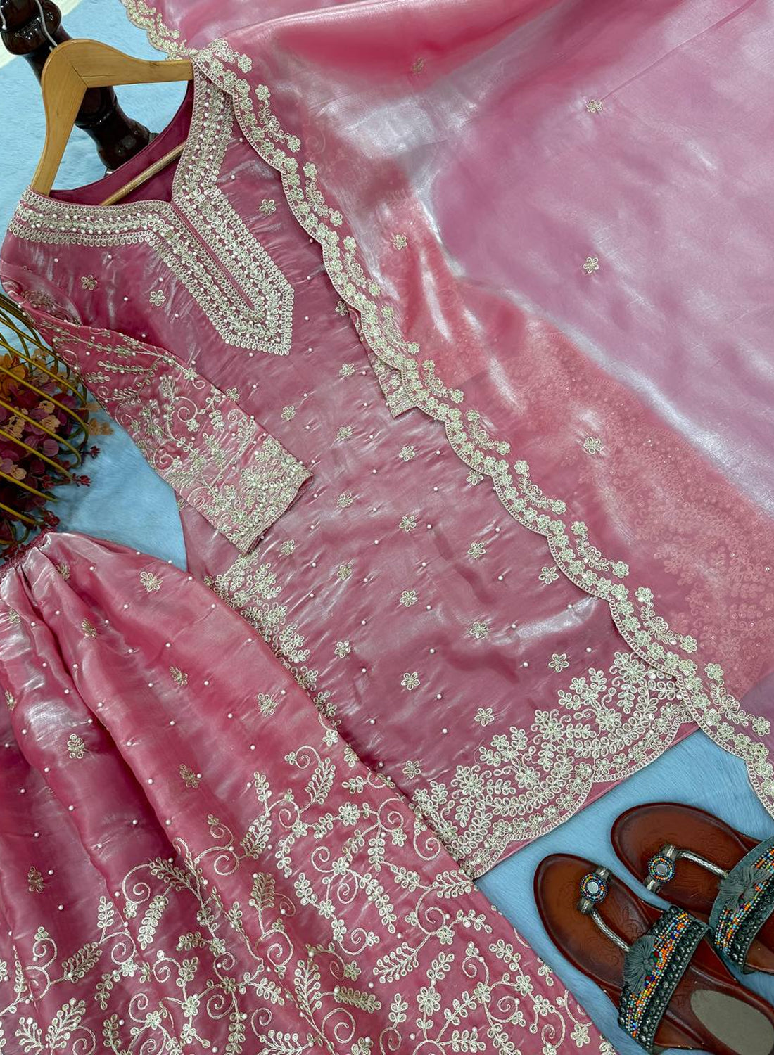 Premium Designer Readymade Top Plazzo Collections