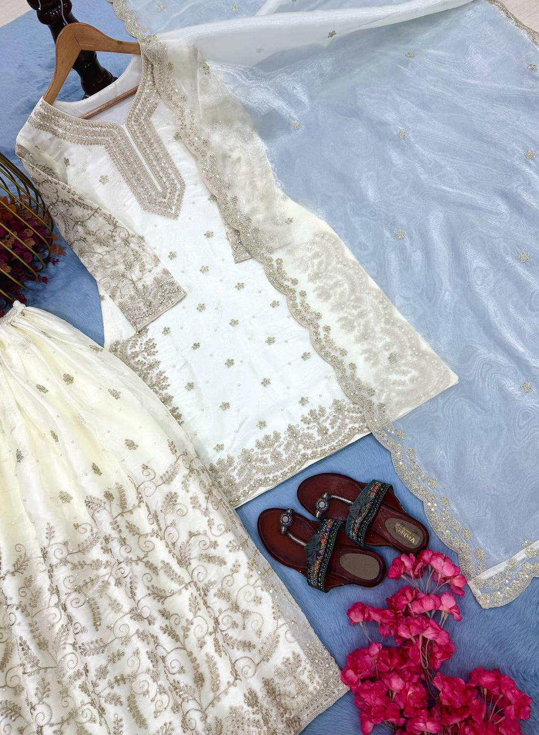 Premium Designer Readymade Top Plazzo Collections